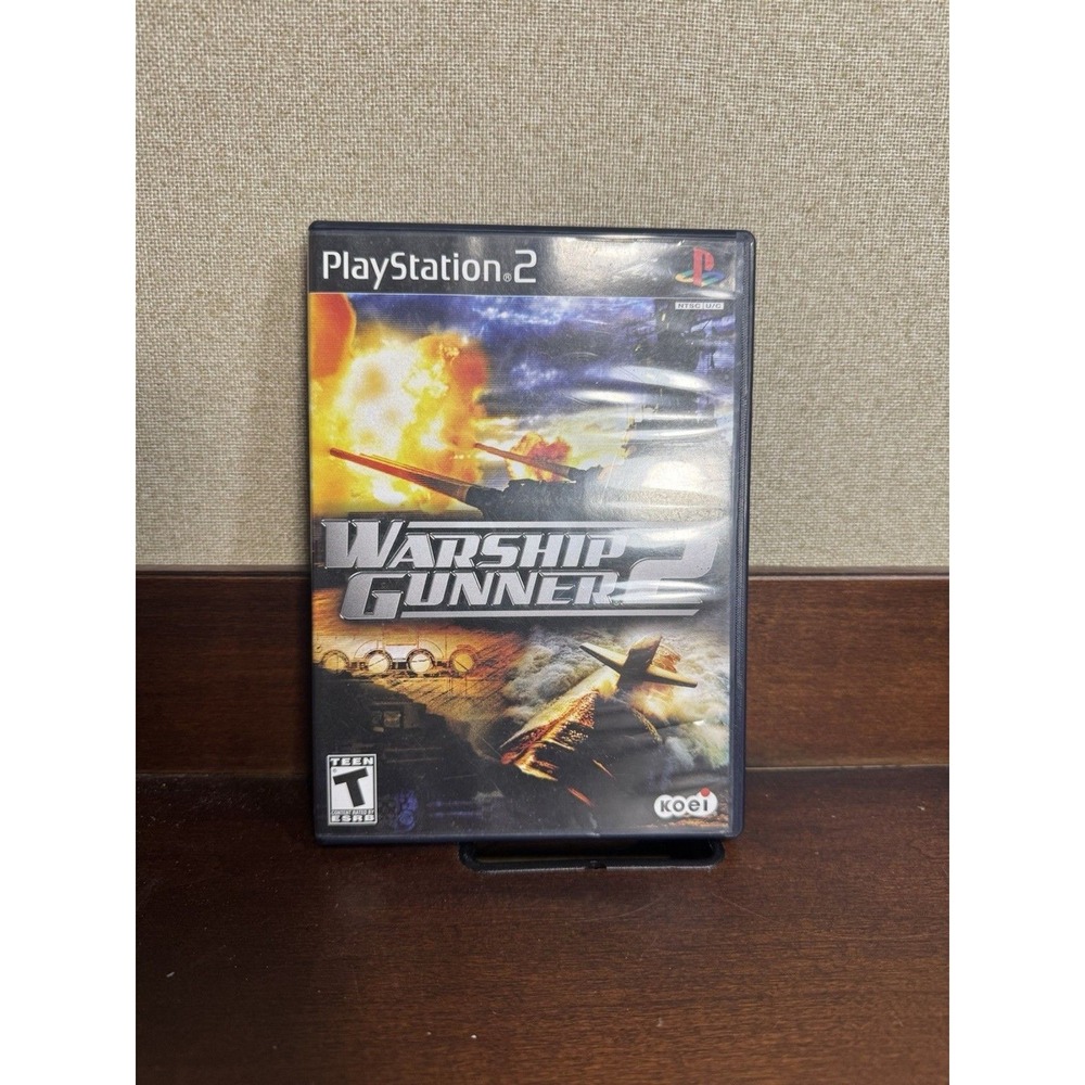 Warship Gunner 2 PS2 COMPLETE CIB (Sony PlayStation 2, 2006) Koei Sim